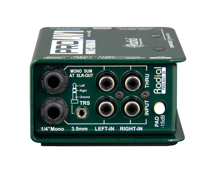 RADPROAV1 - Radial ProAV1 1Ch Passive AV and Multimedia DI Box  Image 3