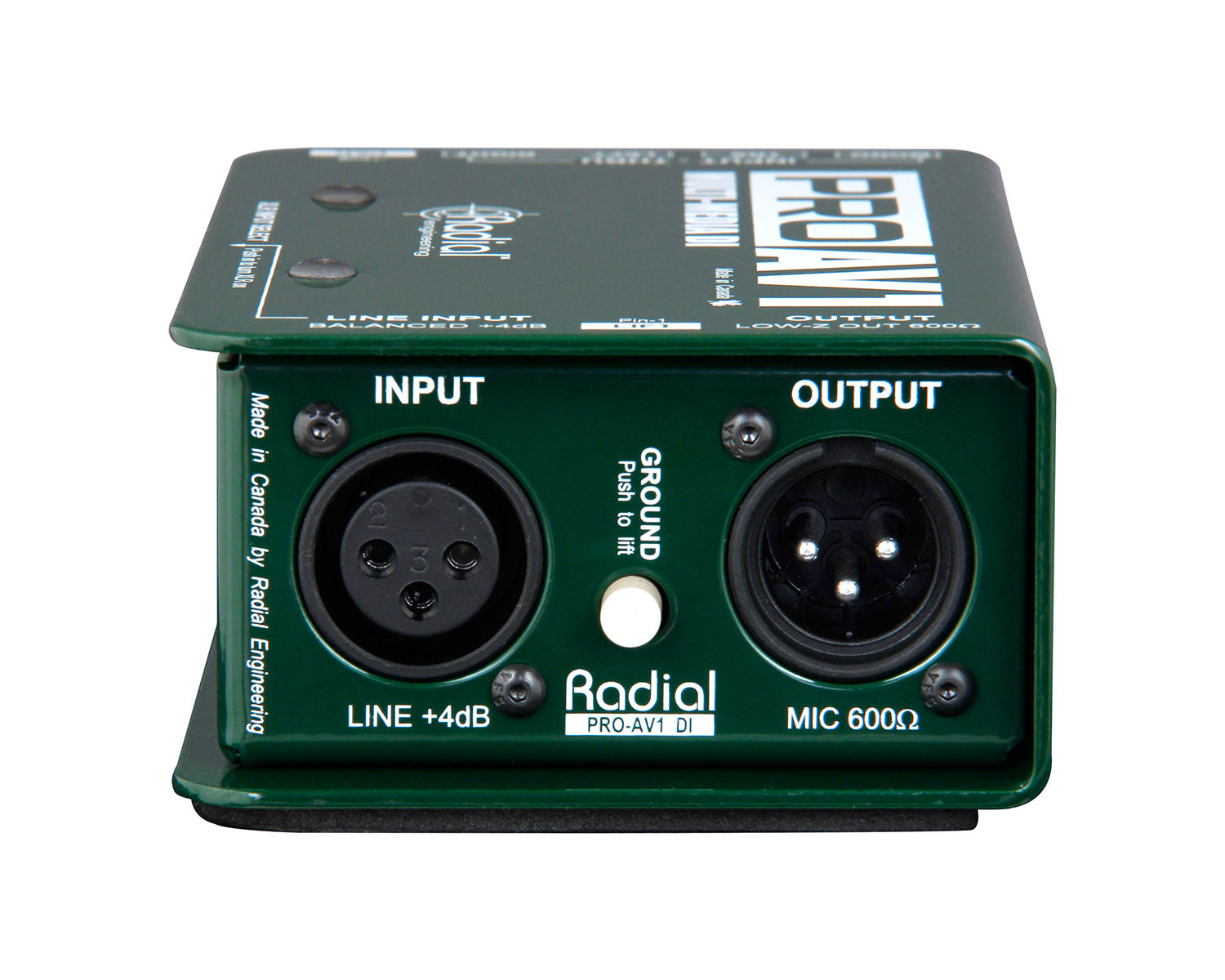 RADPROAV1 - Radial ProAV1 1Ch Passive AV and Multimedia DI Box  Image 4