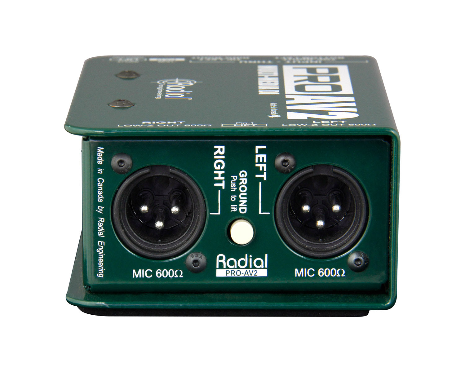 RADPROAV2 - Radial ProAV2 2Ch Passive AV and Multimedia DI Box  Image 4