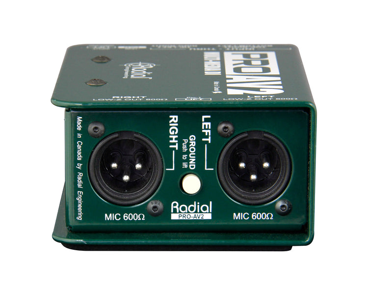 RADPROAV2 - Radial ProAV2 2Ch Passive AV and Multimedia DI Box  Image 4
