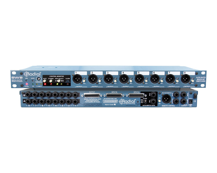 RADRSW8 - Radial SW8 8Ch Redundant Backup Auto Switcher 1U  Image 5