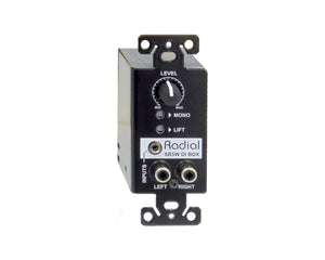 RADSB5W - Radial StageBug SB5W Passive Stereo Wall Mounted Direct Box Image 3