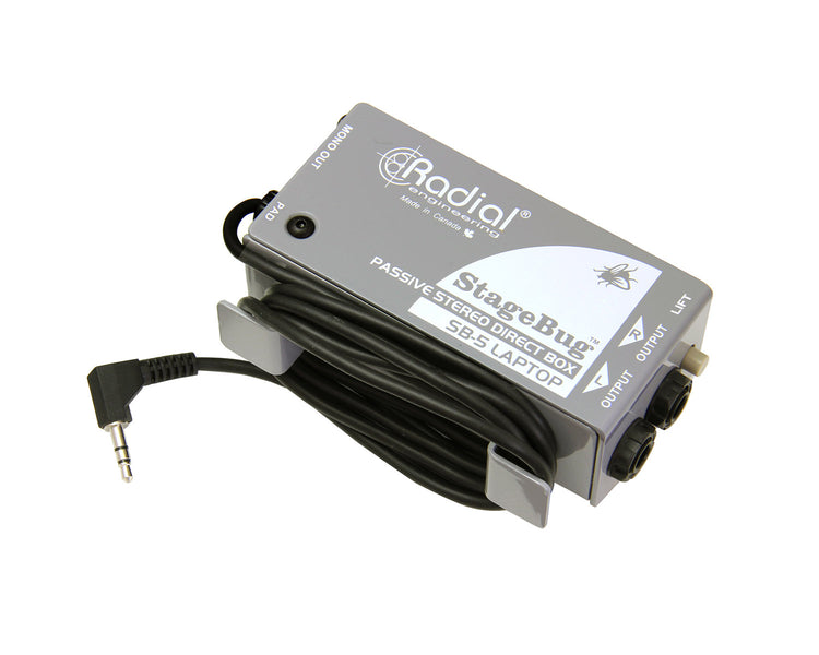 RADSB5 - Radial StageBug SB 5 Stereo DI Box for Laptops Smartphones and Tablets Image 1