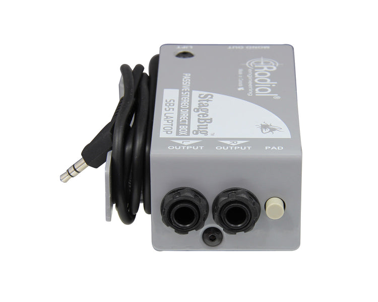 RADSB5 - Radial StageBug SB 5 Stereo DI Box for Laptops Smartphones and Tablets Image 4