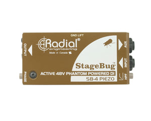 RADSBSB4 - Radial StageBug SB 4 Compat Active DI Box with Piezo Input Image 3