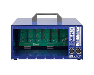 RADSIXPACK - Radial Workhorse Six Pack 6 Slot Portable Desktop Power Rack (Empty) Image 1