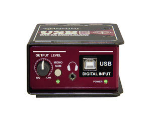 RADUSBPRO - Radial USB PRO Stereo DI for USB Source Level Control or Mono Sum Image 3