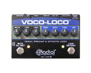 RADVOCOLOCO - Radial Voco Loco Foot Control Mic Preamp and Effects Switcher Image 3
