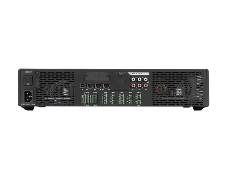 RCFDMA504 - RCF DMA 504 4 Channel DSP Matrix Amplifier Class D 4x500W 2U Image 3
