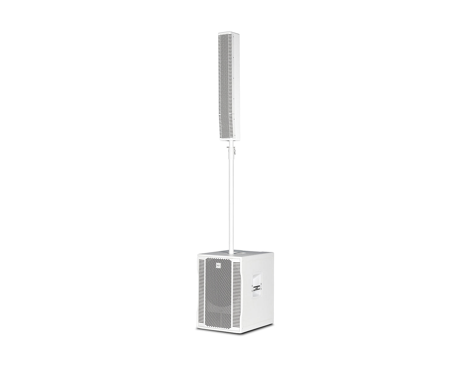 RCFEVOX12W - RCF EVOX12 8x4inch and 15inch Active Wooden 2 Way Column PA 700W White Image 1