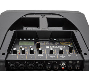 RCFEVOXJ8MIX - RCF EVOXJMIX8 8x2inch and 12inch Active 2 Way Column PA Speaker and Mixer Black Image 8