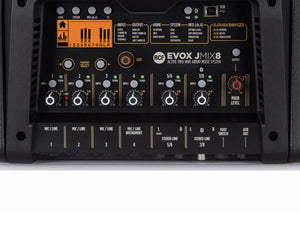 RCFEVOXJ8MIX - RCF EVOXJMIX8 8x2inch and 12inch Active 2 Way Column PA Speaker and Mixer Black Image 9