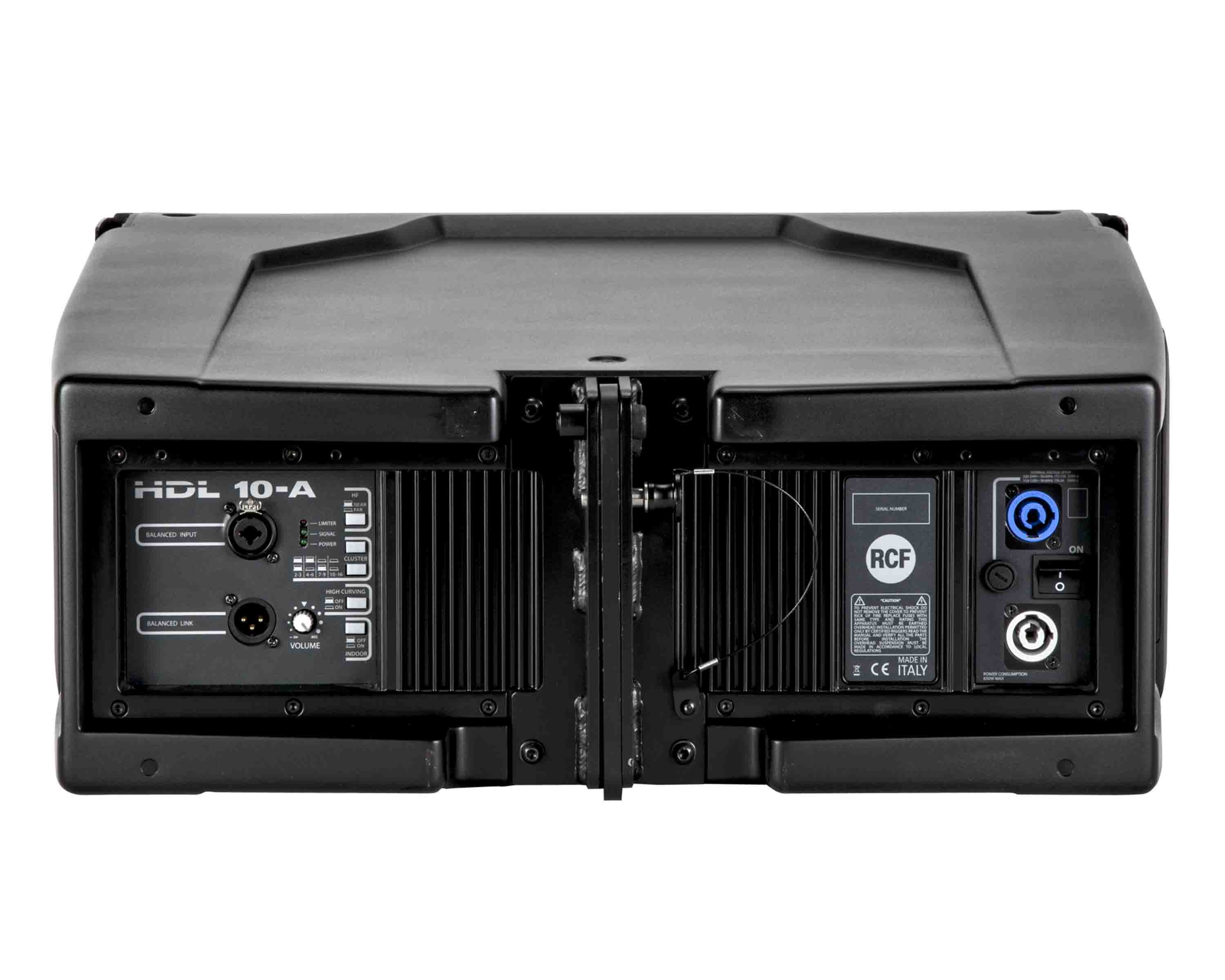 RCFHDL10A - RCF HDL10A 2x8inch Active 2 Way Line Array Module 700W Black Image 3