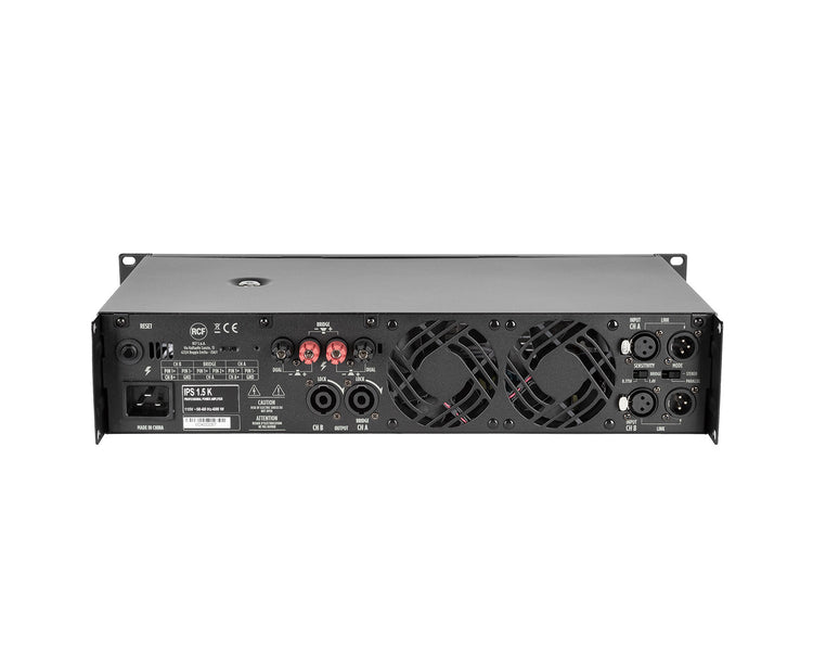 RCFIPS15K - RCF IPS 1.5K 2 Channel Power Amp 2x750W @ 4ohm 2U Image 4