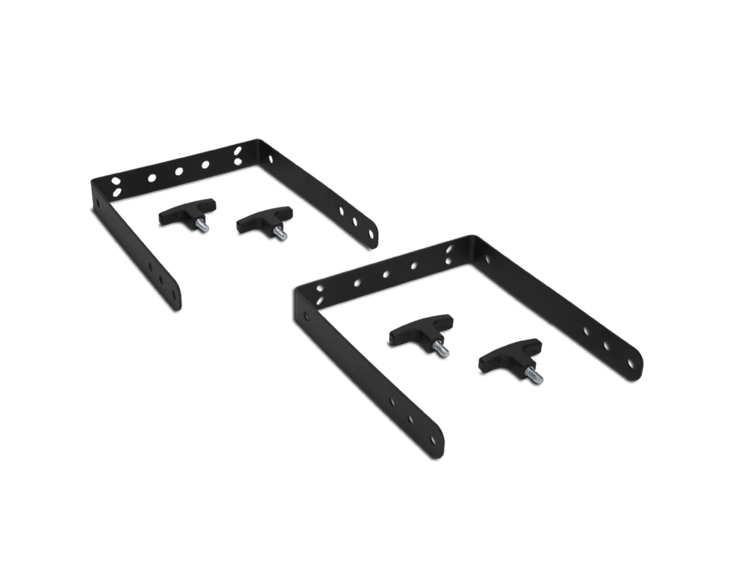 RCFNC08VBR - RCF V BR 2X NC08 Pair of Vertical Wall U Brackets for C3108 Black Image 1
