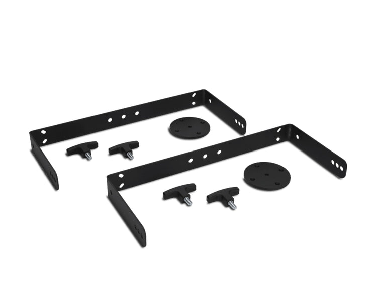 RCFNC10HBR - RCF H BR 2X NC10 Pair of Horizontal Wall U Brackets for C3110 Black Image 1