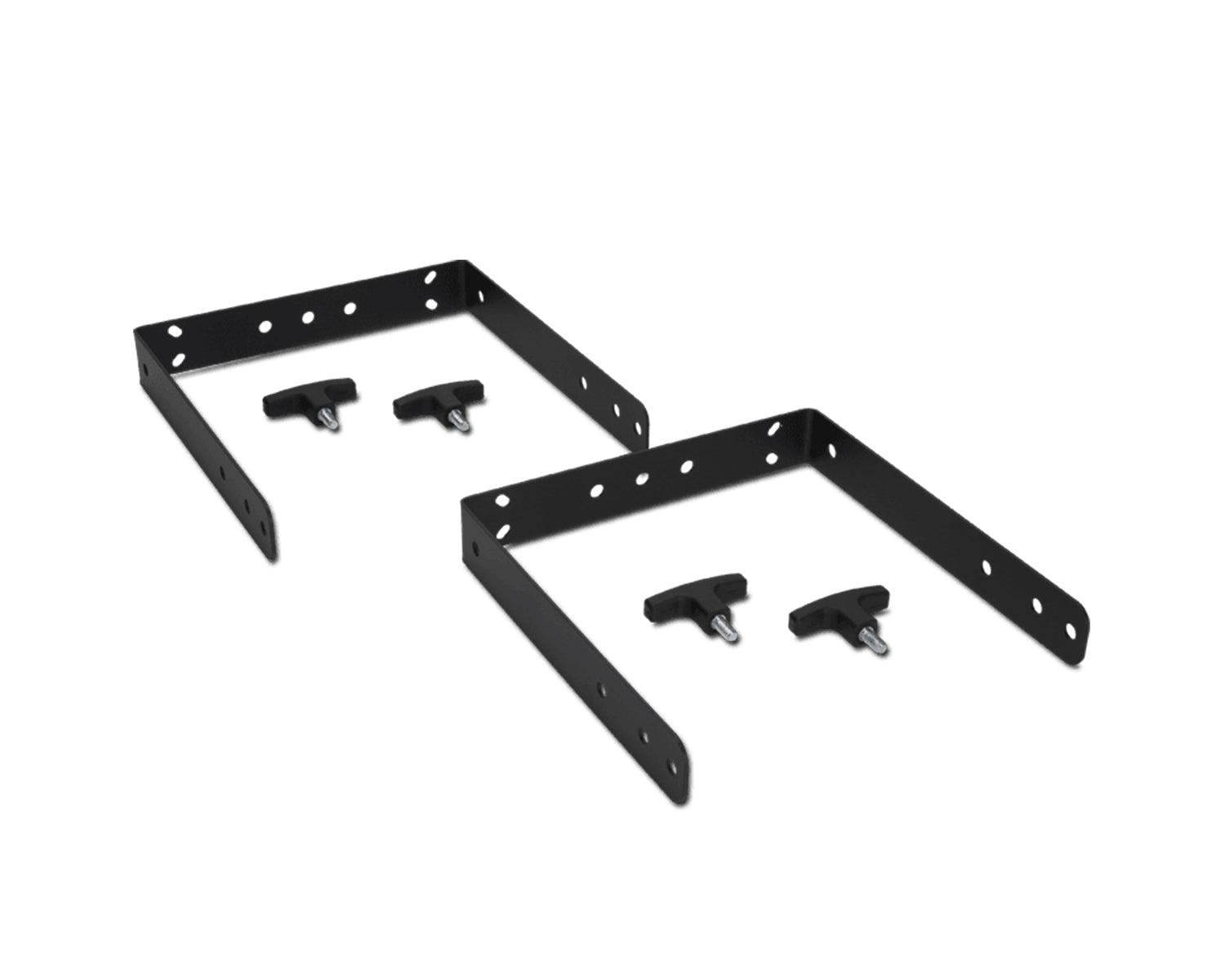 RCFNC10VBR - RCF V BR 2X NC10 Pair of Vertical Wall U Brackets for C3110 Black Image 1