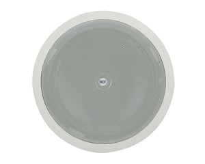 RCFPL8X - RCF PL8X 8inch 2 Way Coaxial Ceiling Speaker 20W 100V IP44 White Image 1