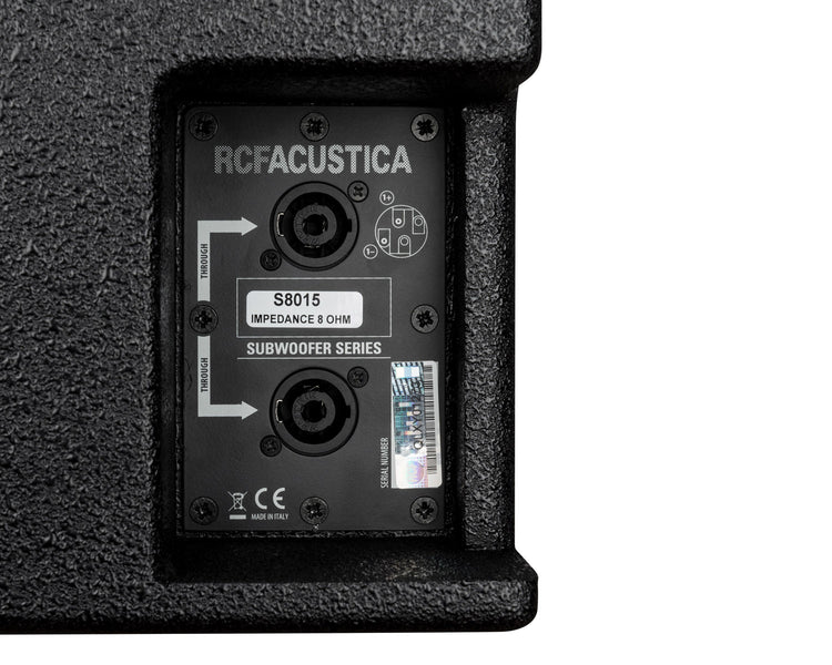 RCFS8015LP - RCF S8015LP 15inch Bandpass Under Seat Compact Subwoofer 800W  Image 8