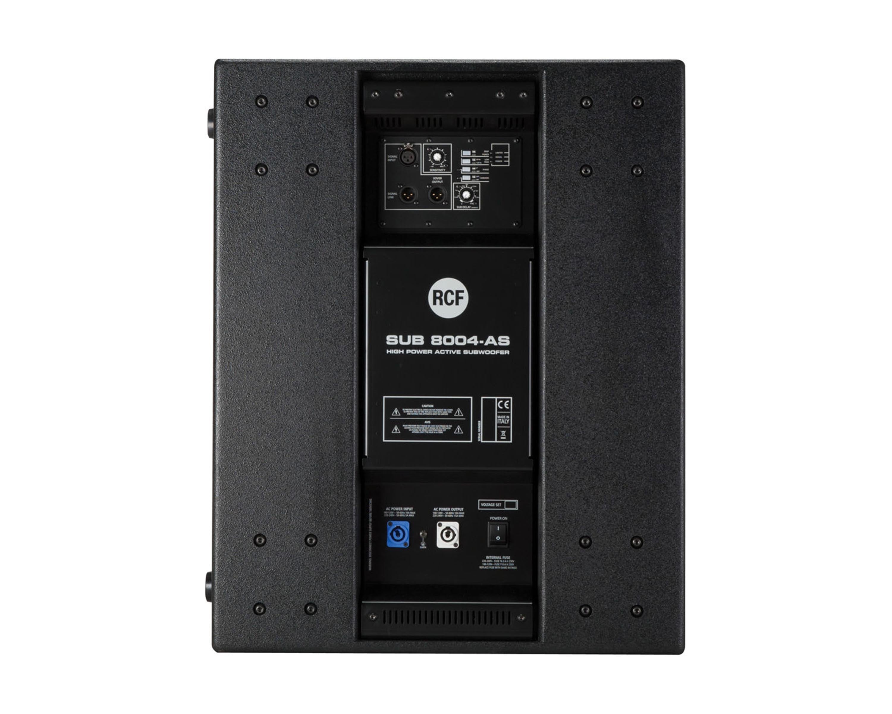 RCFSUB8004 - RCF SUB 8004 AS 18inch Active High Power Subwoofer 1250W Black Image 3