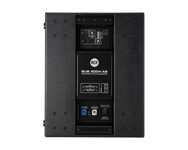 RCFSUB8004 - RCF SUB 8004 AS 18inch Active High Power Subwoofer 1250W Black Image 3