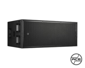 RCFSUB9029AS - RCF SUB 9029 AS 2x19inch Active Subwoofer with ACE 8000W Peak Black Image 1