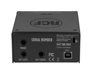 RCFTRKPRO1 - RCF TRK PRO1 USB Audio Interface 24 Bit 192KHz 2in or 2out Image 6