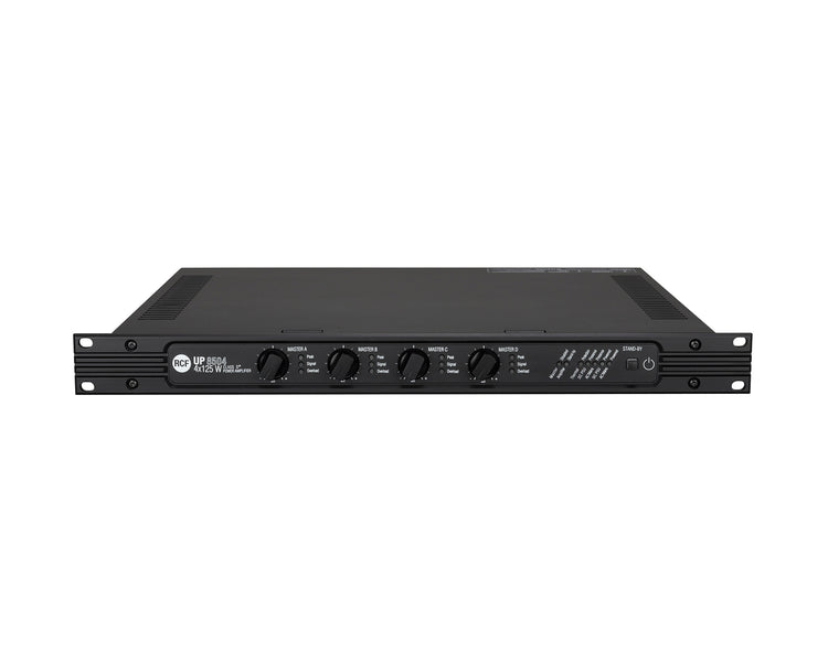 RCFUP8504 - RCF UP 8504 4 Channel 100V Line Power Amp 4x125W 1U Image 1