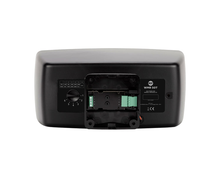 RCFWMR50T - RCF WMR 50T 5inch 2 Way Wall Mounted Speaker IP55 40W 100V Black Image 5