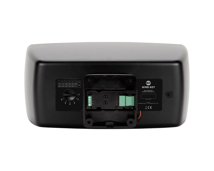 RCFWMR60T - RCF WMR 60T 6inch 2 Way Wall Mounted Speaker IP55 40W 100V Black Image 5