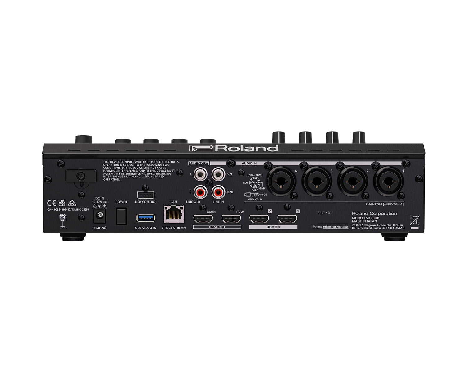 ROLSR20HD - Roland Pro AV SR 20HD Direct Streaming AV Mixer 2x HDMI or 1x USB Inputs Image 7