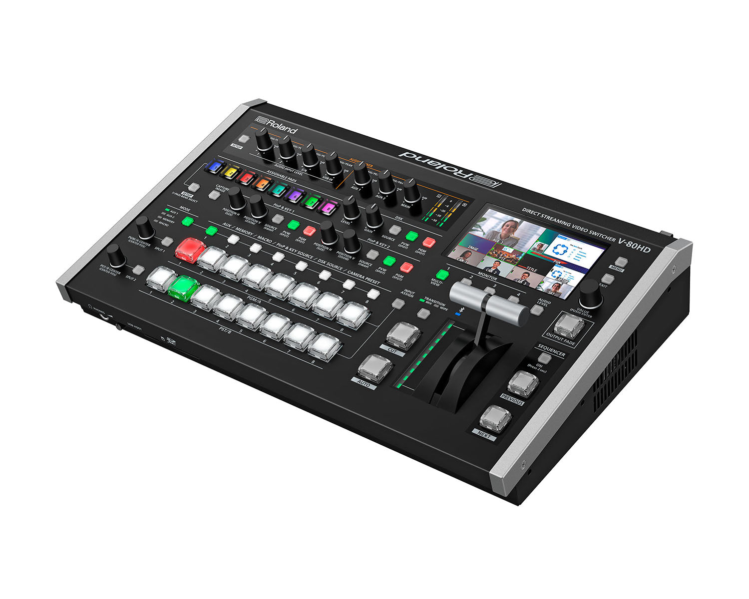 ROLV80HD - Roland Pro AV V 80HD Streaming Video Switcher with 28Ch Digital Audio Mixer Image 9