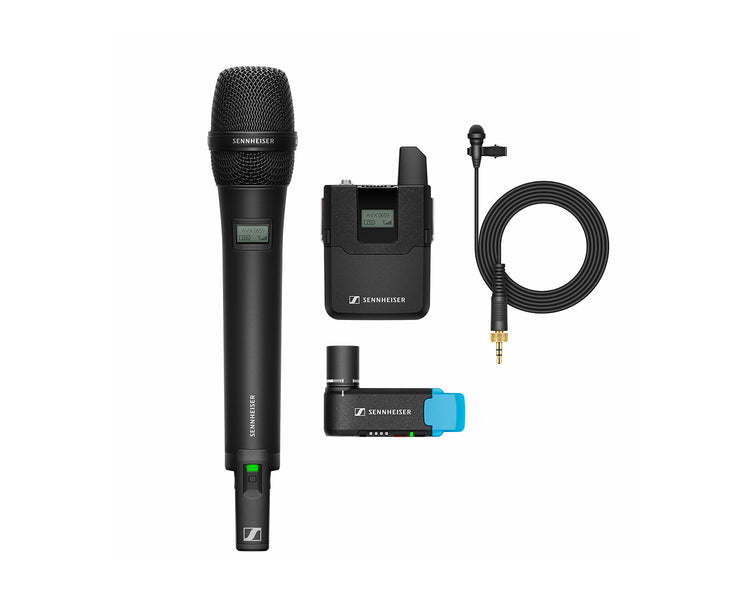 SENAVXME2835 - Sennheiser AVX ME2 or 835 SET Digital XLR Camera Wireless Lavalier Mic System Image 1