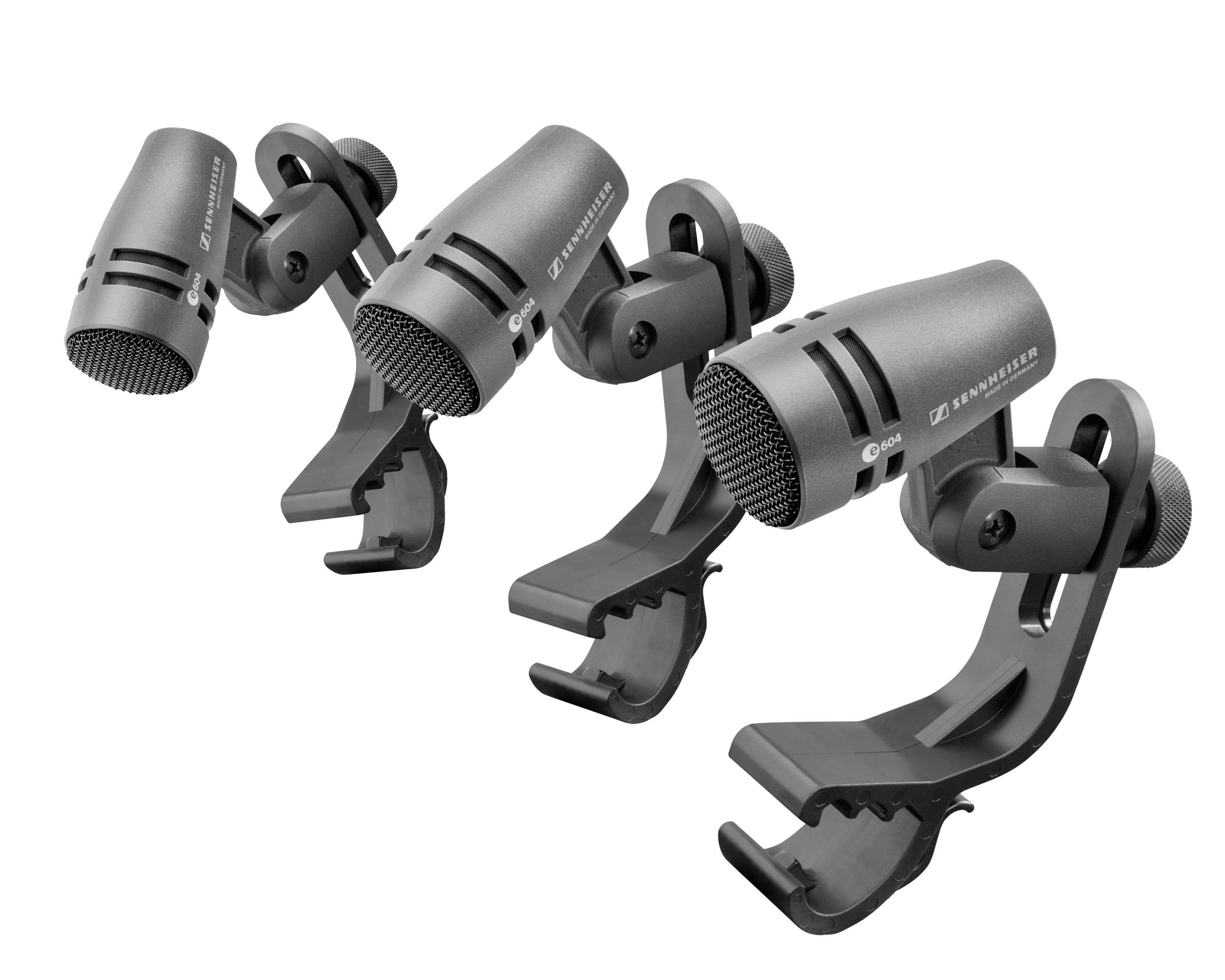 SENE6043PK - Sennheiser e604 3 PACK Compact Dynamic Cardioid Drum Microphone with Clip Image 1