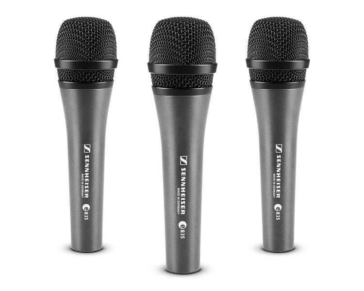 SENE8353PK - Sennheiser e835 3 PACK Dynamic Cardioid Vocal Microphone Image 1