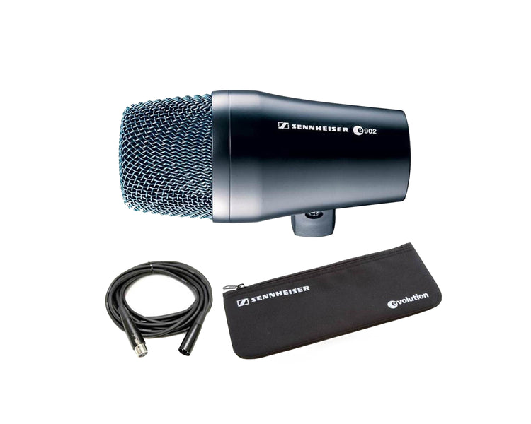 SENE902 - Sennheiser e902 Dynamic Cardioid Bass or Kick Drum Microphone with Mount Image 2