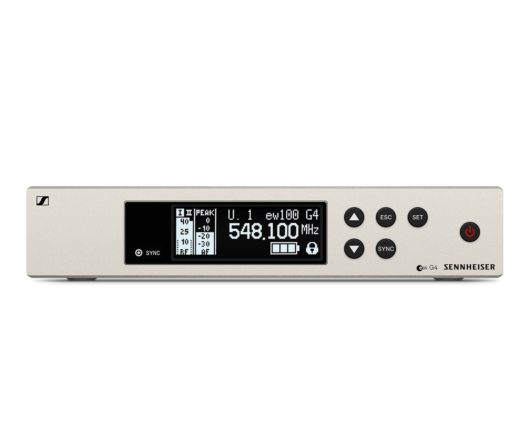 SENEM100R38 - Sennheiser EM100 G4 GB 100 Series Receiver Inc GA3 Rack Kit CH38 Image 1