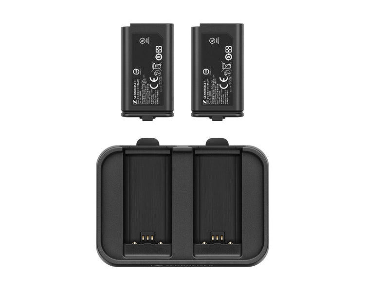 SENEWDCS - Sennheiser EW D or EW DX Charging Set 2x BA70 Batteries and 1xL70 USB Charger Image 1