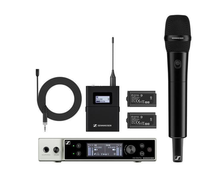 SENEWDXSET38 - Sennheiser EW DX MKE 2 or 835 S SET DUAL Lapel or Handheld Mic Syst (S1 10) CH38 Image 1