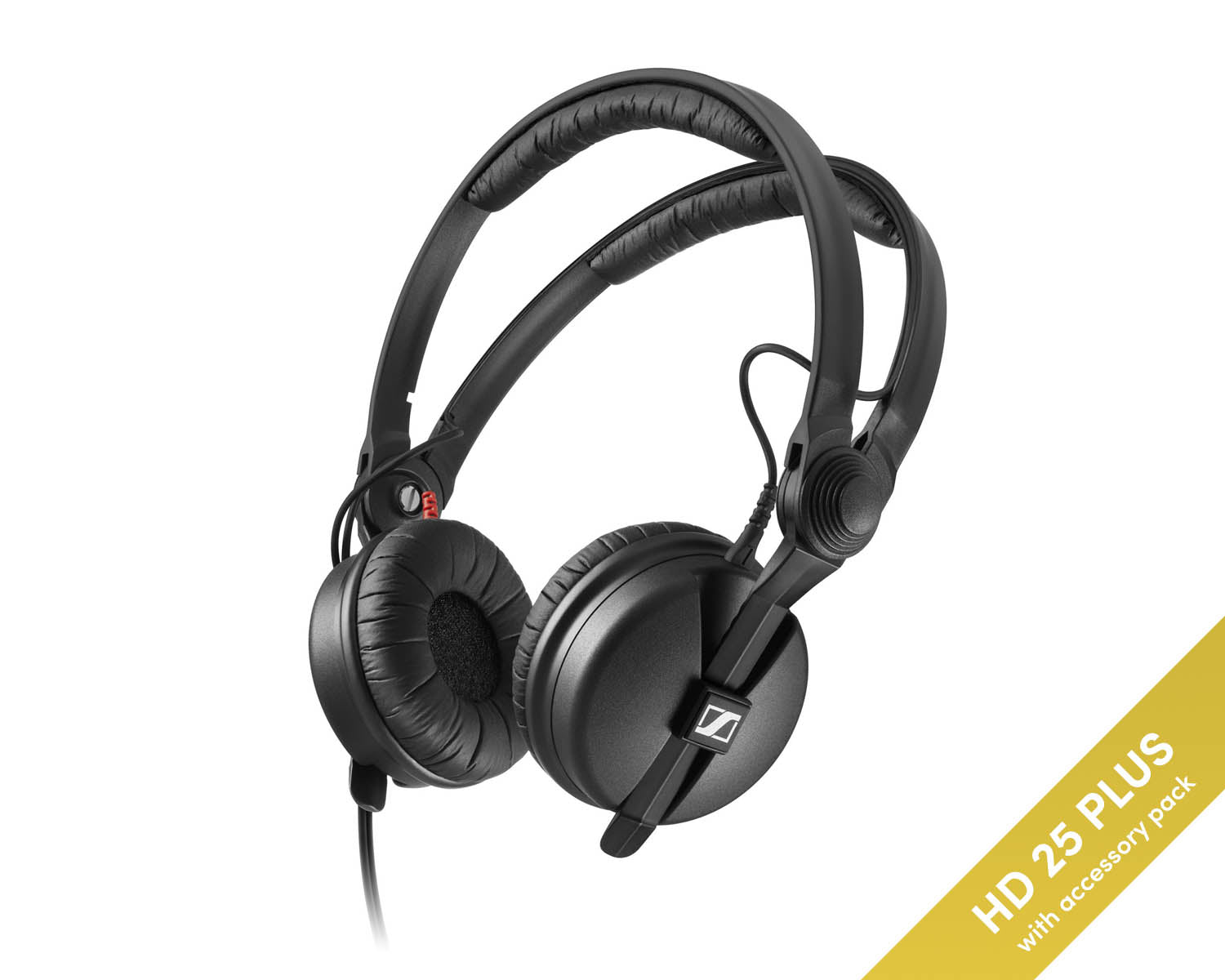 SENHD25P - Sennheiser HD25 PLUS Headphones Split Headband and Pouch and Extra Ear Pads Image 1