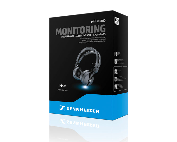 SENHD25 - Sennheiser HD25 Monitor Headphones Closed Back with Split Headband Image 4