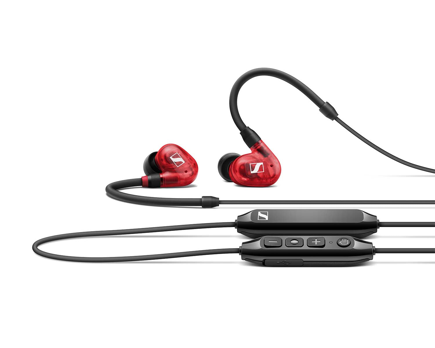 SENIE100PWR - Sennheiser IE 100 PRO and BT Connect Wireless In Ear Phones (IEM) Red Image 1