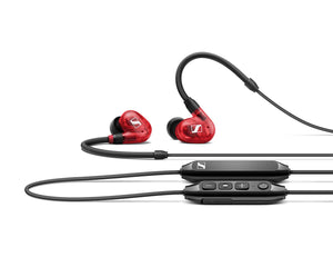 SENIE100PWR - Sennheiser IE 100 PRO and BT Connect Wireless In Ear Phones (IEM) Red Image 1