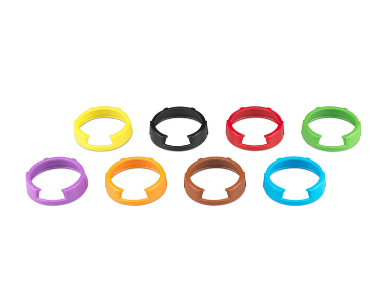 SENKEN2 - Sennheiser KEN2 Set of 8 Coloured ID Rings for G3 or G4 SKM100 or 300 or 500 Image 1