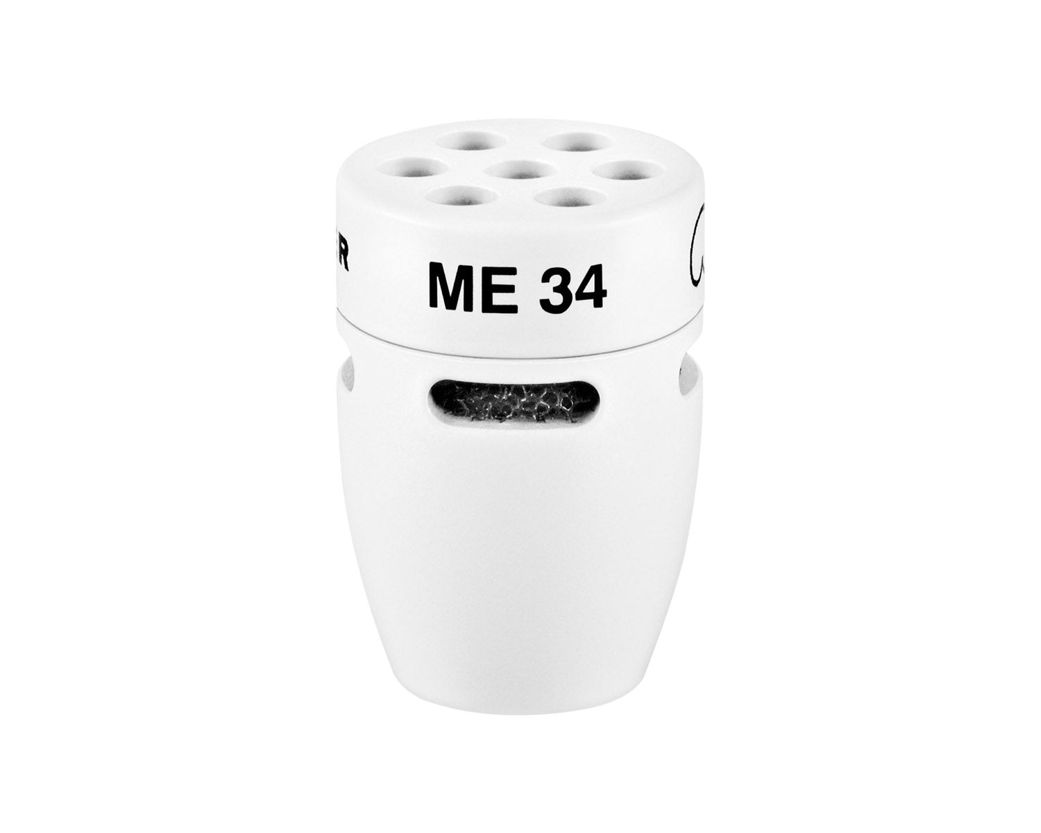 SENME34W - Sennheiser ME34W Miniature Mic Head Cardioid for MZH Gooseneck WHITE Image 1