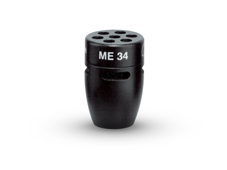 SENME34 - Sennheiser ME34 Miniature Mic Head Cardioid for MZH Gooseneck BLACK Image 1