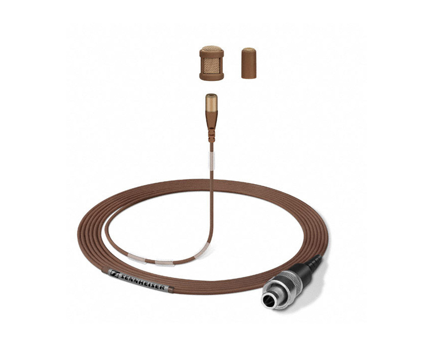 SENMKE142 - Sennheiser MKE1 4 2 3.3mmØ Omni Directional Lavalier Mic 3 Pin SE Brown Image 1