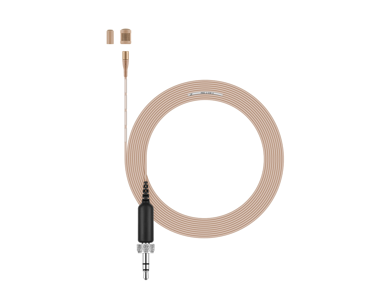 SENMKE1EW3 - Sennheiser MKE1 EW 3 3.3mmØ Omni Directional Lavalier Mic 3.5mm Jack Beige Image 1