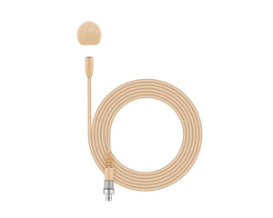 SENMKEEO3P - Sennheiser MKE Essential Omni Lavalier Mic with 3 Pin Screw Connector BEIGE Image 1