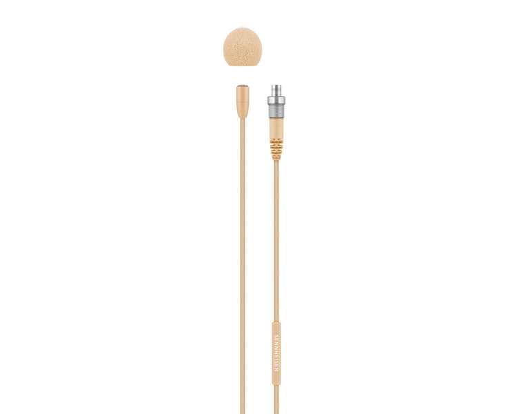 SENMKEEO3P - Sennheiser MKE Essential Omni Lavalier Mic with 3 Pin Screw Connector BEIGE Image 2
